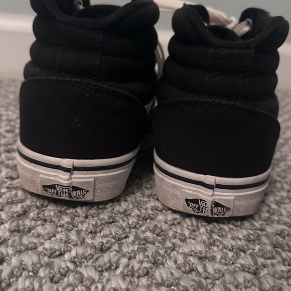 Vans Black and White High-Top Sneakers - Picture 4 of 5